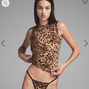 SKIMS x Dolce & Gabbana mock neck tank